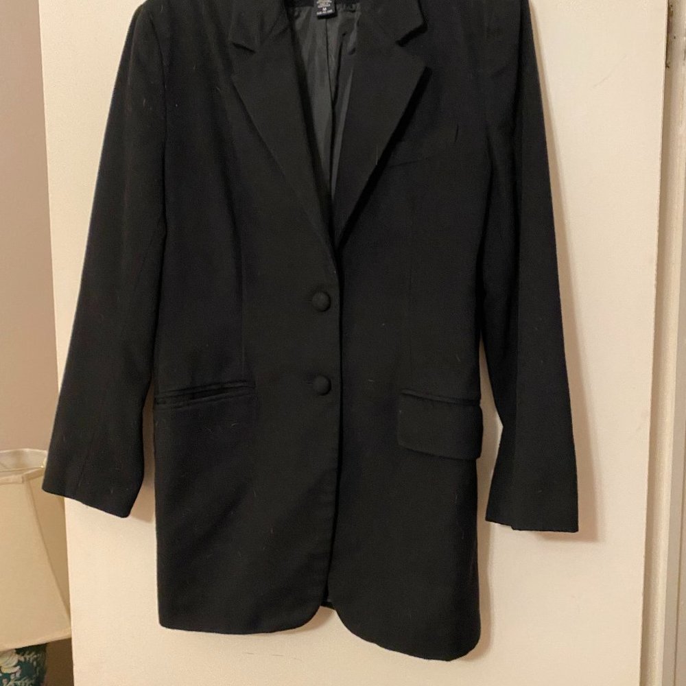 Black Wool Jacket - image 1